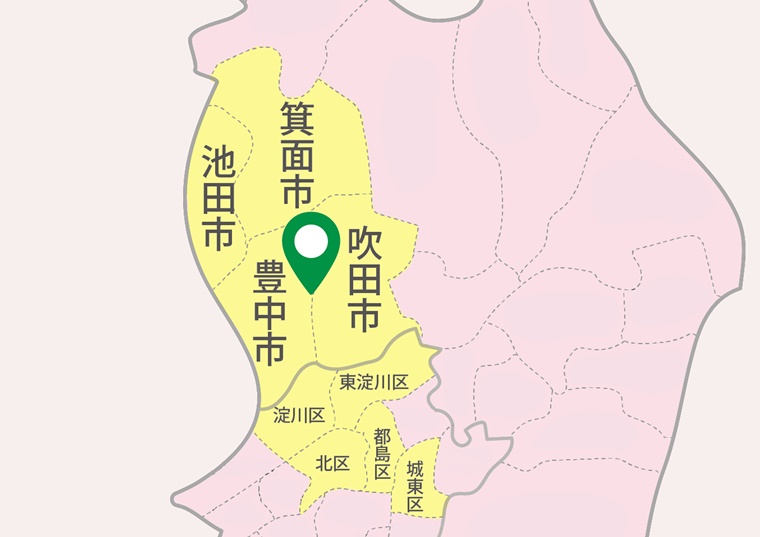 営業エリア地図