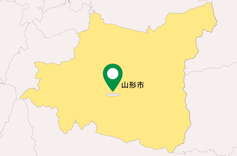 山形市の地図