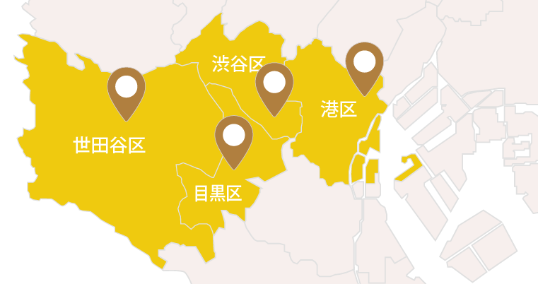 渋谷店営業エリア